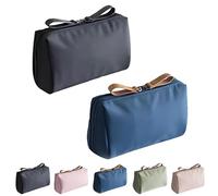 2PCS Tidynook Makeup Bag Small, Mini Makeup Bag for Purse, Lipstick Makeup Pouch Small Cosmetic Bag, Portable Waterproof Travel Cosmetic Bag for Women (D)