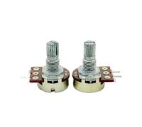2PCS Tipo 16 3-pin Singolo Potenziometro B10K Con Centro Posizionamento Resistenza Regolabile