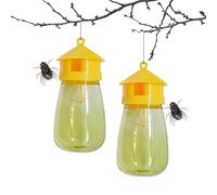 2Pcs Trappole Per Vespe Da Appendere All'esterno, Trappole Per Vespe Trappoleper Esterno Sospeso, Acchiappa-vespe Per Giardino, Trappola Per Calabroni Riutilizzabile Per Esterni Per Giardino, Fattoria