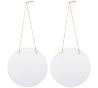 2pcs Trasferimento di calore Transfer Legno Appeso Home Decor PROGETTI