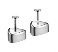 2pcs Triangolo Rice Ball Acciaio Inox 304 Per Sushi Fare Progettato Per Compressione Anche E Rilascio Liscio Di Sfere Di Riso A Forma