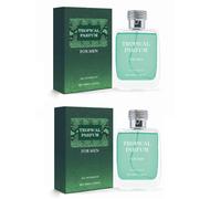 2PCS Tropical Eau De Parfum Spray for Men Long Lasting Fragrance Premium Scent Luxury Perfume for Daily Use, Gift for Him