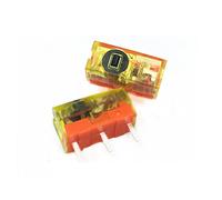 2pcs TTC Dustproof Gold Series Micro Switch Micro Switch 3-Pin Gold Contatto Mouse Mouse,80 million click life