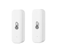 2Pcs Tuya Temperature Humidity Sensor Indoor Humidity Sensor APP Monitoring for Alexa Home Assistant WIFI