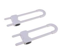 2pcs U Forma Blocco Impedisce Bambino di Aprire Cassetto Armadio Armadio Porta Bambini Blocco di Sicurezza Bambini per L