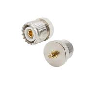 2Pcs UHF SO239 SO-239 Femmina A MCX Maschio Adattatore Connettore Coassiale RF for Radio GPS Antenna Sintonizzatore TV