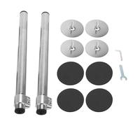 2PCS Undermount Sink Support, Stainless Steel Kitchen Sink Repair Kit, Adjustable 41-72 cm Bracket System for Undermount Sink Stabilization, Rustproof Heavy - Duty Support with