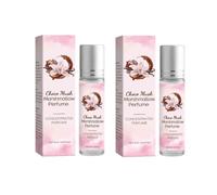 2PCS Unisex Marshmallow Perfume Sweet Cotton Candy Choco Gourmand Fragrance Warm Musk Portable Eau De Parfum For Girls Daily Wear