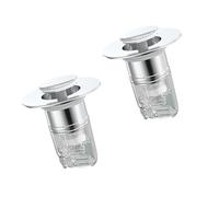 2PCS Up Sink Drain con Press Control Mechanism ABS per Standard Bagno Bacini Moderno Bagno di Scarico