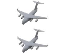 2PCS USA C-17 Trasporto Strategico Modello In Resina 1/2000-1/350