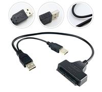 2pcs USB a DATA DATA USB 2.0 Facile cavo di guida Cavo del disco