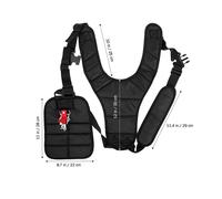 2pcs utile cinturino a tracolla in tagliatura cintura cintura