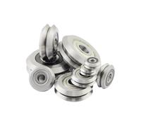 2PCS V/W-Groove Rail Bearing 3/1610/134/13in W1-2RS P0 Guide Rail Pulley
