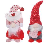 2pcs Valentine's Day a tema regalo Dolls Romantic Gnome Doll Doll Dollal