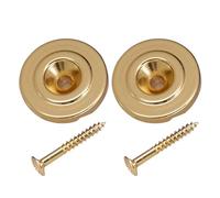 2pcs Vintage Styles String Alberi Corde Fermo Con Vite Rotondo Scanalato Guida Alberi Strumento Musicale Accessorio Basso Accessorio Strumento di Ricambio Morsetti Elettrici Fermo