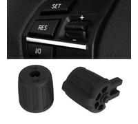 2pcs Volante Pulsante Nero 5 Serie Gt 7 Serie F02 Multi-Funzione Gomma