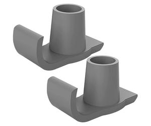 2pcs Walker e Rollator Glides e cuscinetti da sci - Consigli resistenti all'usura, facili da regolare | Ends in gomma di lunga durata, protezioni antiscivolo ergonomiche con un