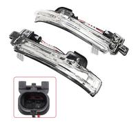 2Pcs Wing Mirror LED Signal Indicator Light Per Volvo V40 S60 S80 V60 V70