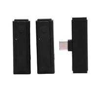 2PCS Wireless Lavalier Microphone, Smartphone Dedicated Microphone Content Creation Microphone with Noise Canceling for Video Recording Vlogging Interview Live Streaming Plug