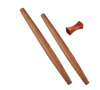 2PCS Wooden Rolling Pin 25Cm 30Cm Unpainted Chicken Wing Wood Dough Roller For Baking Pastry Cake Kitchen Utensil Set