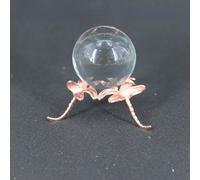 2PCS Zinco Espositore Basamento Metallo per Cristallo Palla Sfera Globe Pietra