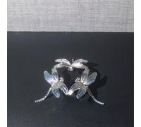 2PCS Zinco Espositore Basamento Metallo per Cristallo Palla Sfera Globe Pietra