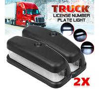 2Pezzi 10/30V Luci Targa a 6LED Luce Targa per Auto Camion Rimorchio Caravan