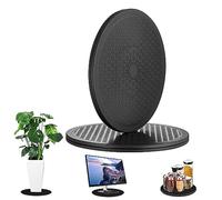 2Pezzi 25.5CM Base Rotante per Giradischi Roteante Supporto Girevole Base Multiuso Giradischi,Per Monitor Heavy Duty 360° Girevole Stand Giradischi Rotante Piattaforma Rotante