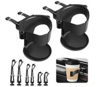 2Pezzi Auto Portabevande Portabicchieri Auto per Audi RS 5 Coupe II (F5) 2017-2018, Portabottiglie per Tazze Thermos Tazze da caffè Lattine per Bevande