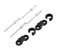 2Pezzi Clip per Cavo da Bici Guida del Cavo del Freno Alloggiamento Linea Holder Tubo C Clip Fibbia Clip per Mountain