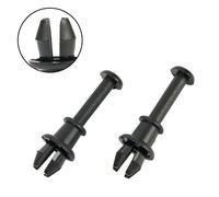 2Pezzi Clip Per Mensola Vano Oggetti In Plastica Nero Eurowagens 77011319975N