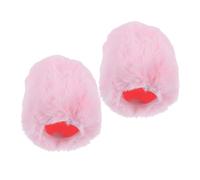2Pezzi Copertura Peluche per Microfono da Protezione Saliva e Antivento per Microfoni Ktv Conferenze e Leggero e Compatto
