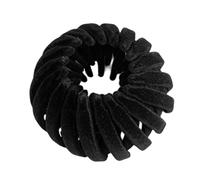 2pezzi Hair Donuts For Buns, Clip Per Capelli A Forma Di Nido Per Uccelli In Velluto, Per La Preparazione Di Coda Di Cavallo, Panino E Forcine Per Lunghi Capelli Ricci Dritti