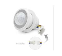 2Pezzi Interruttore Della Luce del Sensore di Movimento 110-220V Sensore PIR Ritardo di Rilevamento Intelligente Rivelatore di Induzione a Infrarossi
