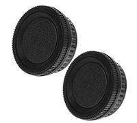 2pezzi Lens Posteriore Cap+2 pezzi Tappo Corpo compatibile con per Pentax DS2,D,DL,DL2,K10D,K20D,K100D,K110D,K200D,K100D Super, K-5,K-7,K-30,K-r/x/m Telecamere(2 Set)