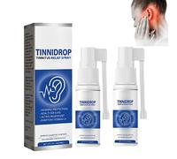 2pezzi Luhaka TinniDrop Spray per alleviare l'acufene,Sollievo dall'acufene per le orecchie che suonano,Spray per la cura della pulizia del cerume
