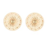 2Pezzi Porta Incenso Per Decorazione Casa Meditazione Yoga Colore Legno A N7O7