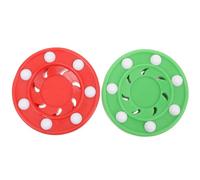 2pezzi Puck Da Hockey Su Puck Per Allenamento E Competizione Roller Hockey Disco Leggero E Resistente Per Superfici Lisce Gioco Per Uomini E Donne Materiale Ammortizzante Per Maggiore Stabilità
