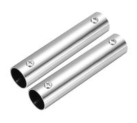 2Pezzi Raccordo Tubo Dritto a 2 Vie, per 7/8 Pollice OD, Lunghezza 4.72"