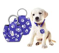 2Pezzi Silenziatore Targhette per Cani,Silenziatore Etichetta per Cani di Esercito, Medagliette per Animali, Targhetta Cane Medagliette Identificative per Cani Gatti Ciondolo Domestici Portachiavi,blu