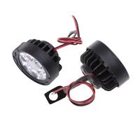 2Pezzi Universale Moto LED Luce 6 LED Fari Ausiliari Di Guida