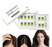 2pezzo Siero di crescita dei capelli, ridurre la perdita dei capelli e proteggere i capelli, set di siero del rullo del microago，ginseng, olio di menta piperita e radice di zenzero(5ml * 8) (2)