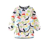 2Pieces Bambini Arte Grembiule Bambini Grembiuli Resistente all'acqua Pittura Grembiule Bambino Gioco Per Il Disegno Cucinare Mestiere Impermeabile Bambini Set, Motivo, 18 yards