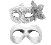 2pieces Elegante maschera laterale a farfalla, colore nero, per le donne, alla ricerca di stili unici.