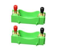 2Pieces Grande Batteria Holder Caso Contenitore Batteria Scatola Per Esperimento Fisica E Dimostrazione Dell'insegnamento