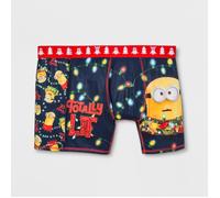 2pk Uomo Minion Mutande Boxer Despicable me Natale Vacanza Blu