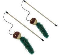 2PK Gatto Gattino Regalo di Natale Ghianda di Natale Teaser Interattivo Chase...