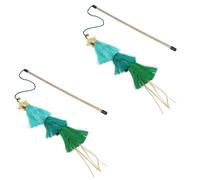 2PK Gatto Gattino Regalo Natale Nappa Albero Teaser Interattivo Chaser Gioco ...