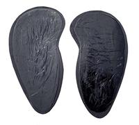 2PS - Cuscinetti in spugna per coscia da donna, con imbottitura rinforzante (M, nero autoadesivo)