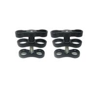 2pz 1 Pollice Testa A Sfera Farfalla Clip Adattatore Braccio Luce Subacquea Staffa Supporto per per Action SLR Camera Subacquea